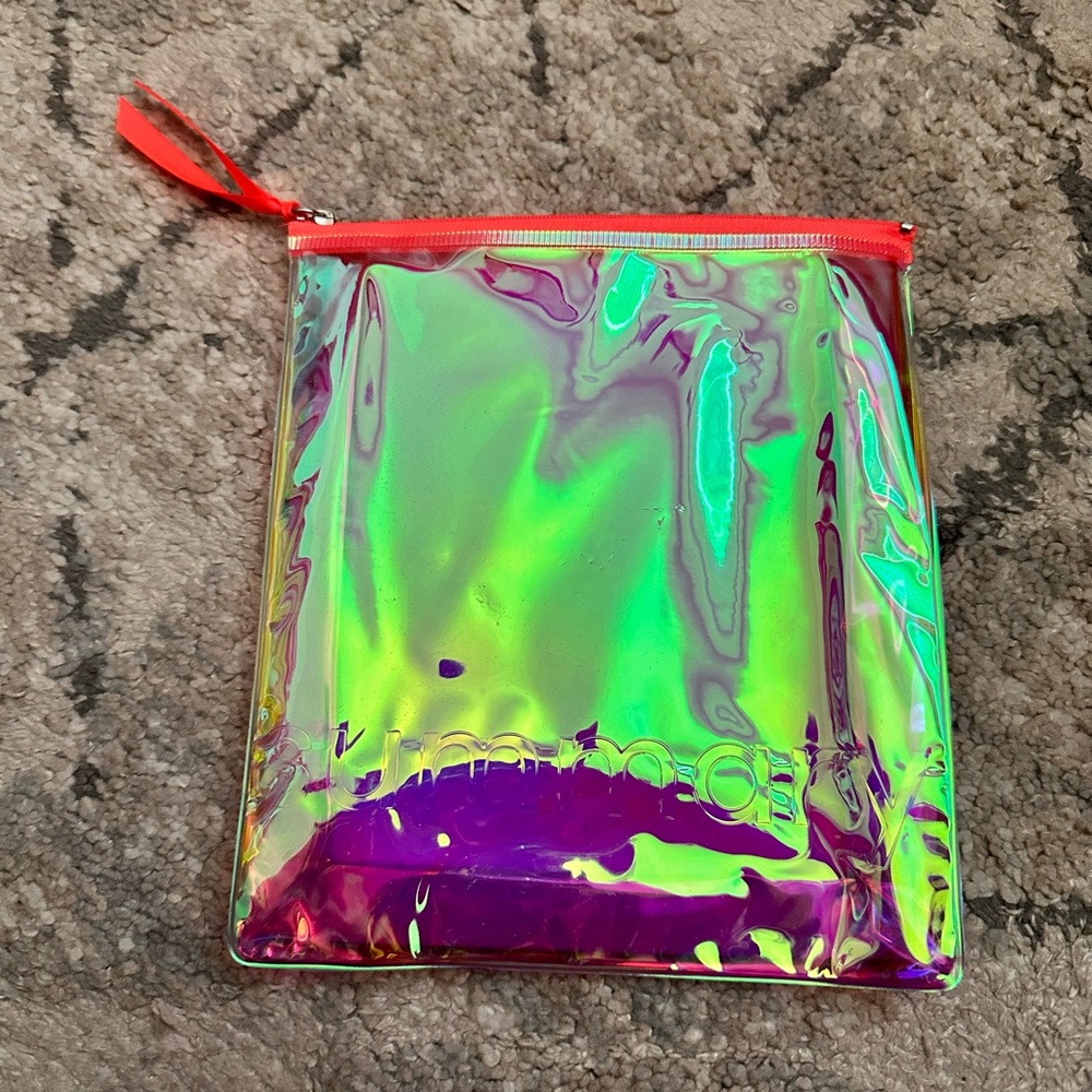 Summary transparent iridescent bag ✨